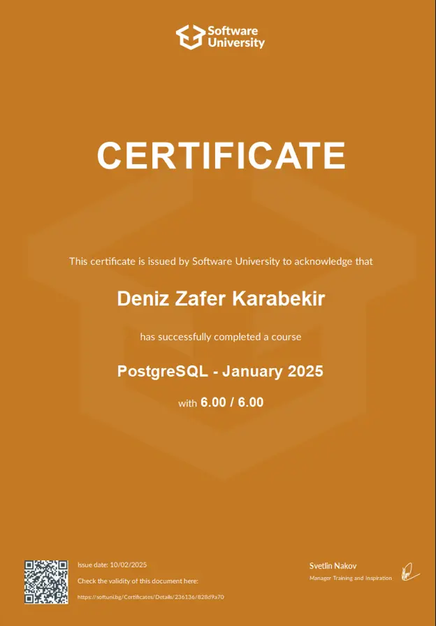 Certificate 7